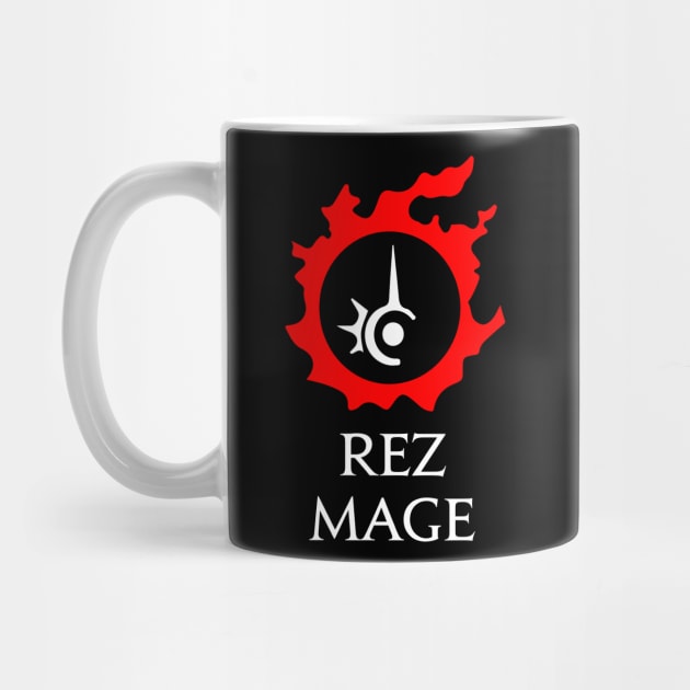 Red Mage Funny meme for MMORPG gamers - RDM Rez Mage by Asiadesign